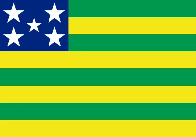 Imagem da bandeira do estado de Góias